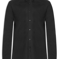 Camisa Masculina Manga Longa Linho Alvorada - Preto