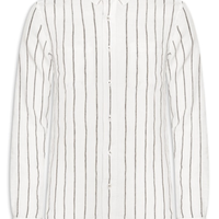 Camisa Masculina Manga Longa Puro Linho - Branca