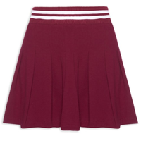Mini Saia Com Pregas - Vermelho