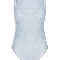 Body Carnaval Em Lurex - Azul