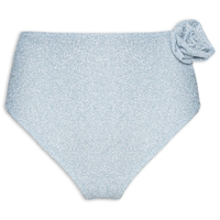 Hot Pants Carnaval Em Lurex - Azul