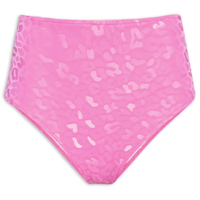 Calcinha Hot Pants Carnaval Animal Print - Rosa