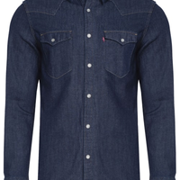 Camisa Masculina Manga Longa Adulto - Azul