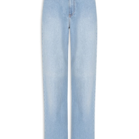 Calça Feminina Jeans Pantalona - Azul