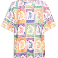 Camiseta Feminina Básica Banana Selo - Off White