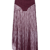 Saia Pontas Rendinha - Roxo