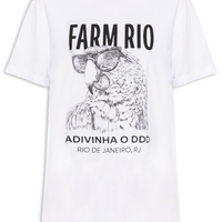 Camiseta Feminina Média Arara 021 - Branco