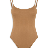 Body Feminino Comfy Alcinha - Marrom