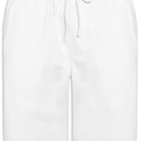 Bermuda Masculina Sarja Cós Elástico - Branco