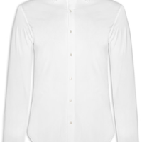 Camisa Masculina Slim Fit Malha Tech - Branco