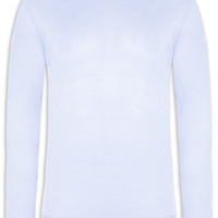Suéter Masculino Gola Redonda Básico - Azul