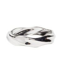 Bracelete Feminino Redondo Torcido - Prateado