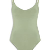 Body Feminino Alças Finas Reguláveis - Verde