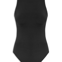Body Feminino Básico Decote Em U - Preto