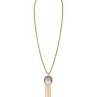 Colar Feminino Franjas - Dourado
