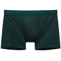 Cueca Boxer Em Algodão Premium Com Logótipo - Verde
