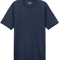 Camiseta De Manga Curta Em Algodão Premium Superlight - Azul