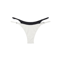 Calcinha De Biquíni Brasileira Double Bikini - Branco