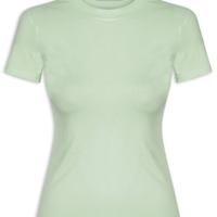 Camiseta Feminina Básica Manga Curta - Verde