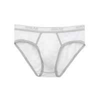 Cueca Slip Com Logotipo Em Algodão Supima - Branco