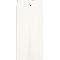 Calça Feminina Pantalona Com Linho - Off White