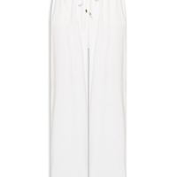 Calça Feminina Pantalona Com Linho - Branco