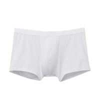 Cueca Boxer Em Microfibra Com Logótipo - Branco