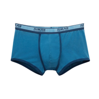 Cueca Boxer Washed Collection Em Algodão Supima - Azul