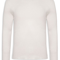 Tricot Masculino Gola Redonda Viscose - Cinza