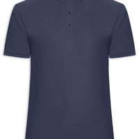 Polo Masculina Toque Gelado Sem Costura - Azul