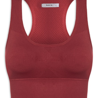 Top Feminino Fitness Com Bojo Removível - Vermelho