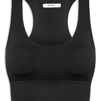 Top Feminino Fitness Com Bojo Removível - Preto