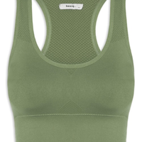 Top Feminino Fitness Com Bojo Removível - Verde