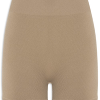 Short Feminino Fitness Texturizado - Bege