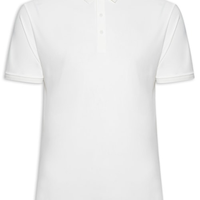 Polo Masculina Toque Gelado Sem Costura - Branco