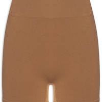 Short Feminino Fitness Texturizado - Marrom