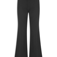 Calça Feminina Flare Malha Estruturada - Preto