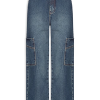 Calça Feminina Jeans Nipper Bolsos - Azul