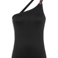 Blusa Feminina Ombro Único - Preto