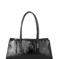 Bolsa Feminina Média Verniz - Preto