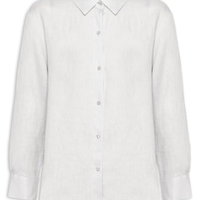 Camisa Feminina Linho - Azul