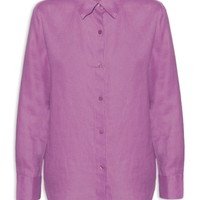 Camisa Feminina Linho - Roxo