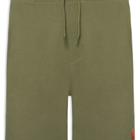 Bermuda Masculina Logo-Label Cotton Terry - Verde