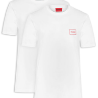 Kit De Camisetas Masculinas 2 Peças Crew Neck - Branco