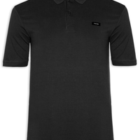 Polo Masculina Slim Smooth Cotton - Preto