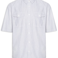 Camisa Casual Masculina Pacífica Loose - Preto