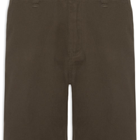 Bermuda Masculina Casual em Sarja Color - Marrom
