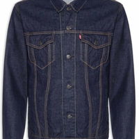 Jaqueta Jeans Masculina Relaxed Fit Trucker - Azul