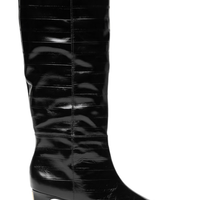 Bota Feminina Cano Alto Enguia Casein - Preto