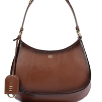 Bolsa Média Soft Calf Lisbo - Marrom
